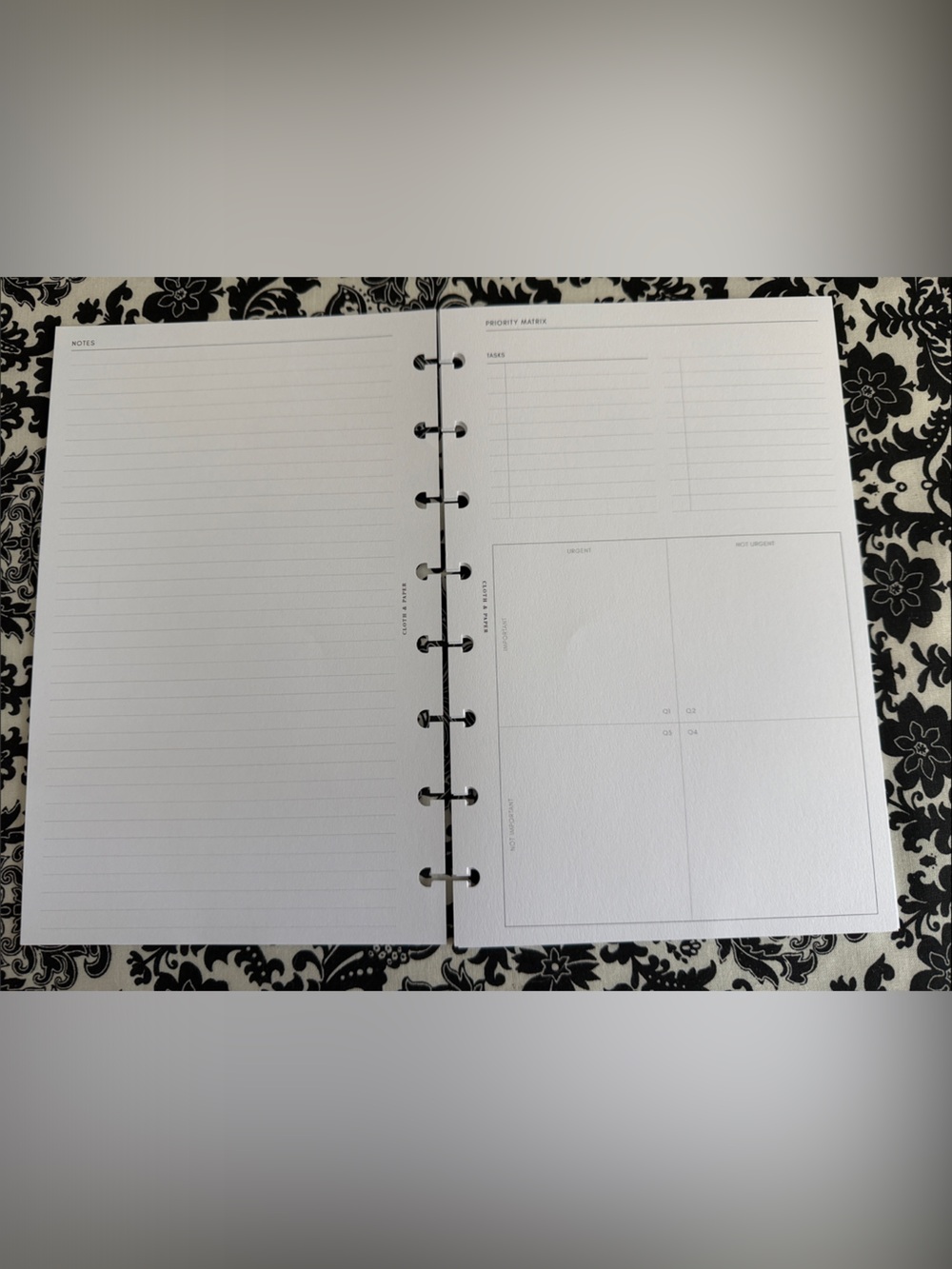 Cloth & Paper Insert Priority Matrix - Picture 3 of 6